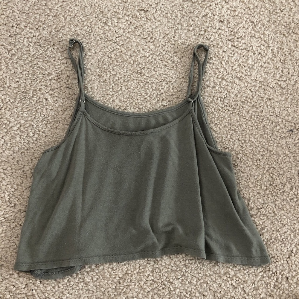 ~Green loose tank top~